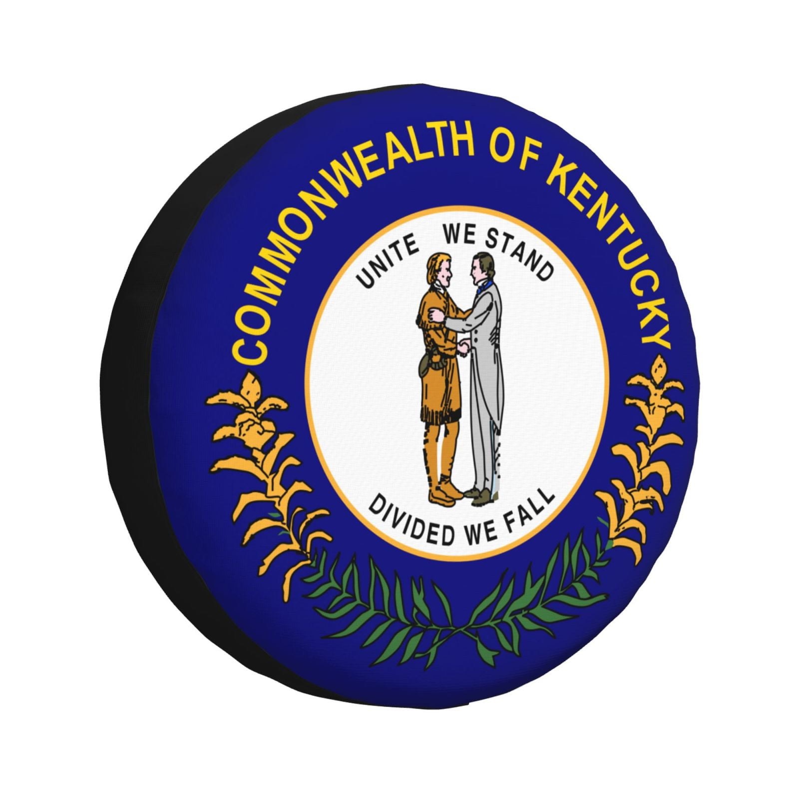 DouZhe Waterproof Spare Tire Cover, Kentucky State Seal Flag Prints