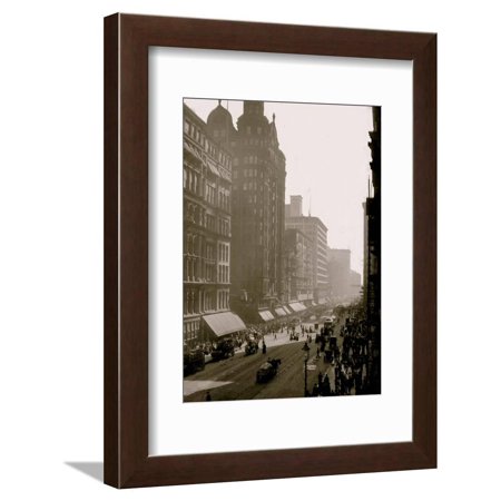 State Street, Chicago, Ill. Framed Print Wall Art
