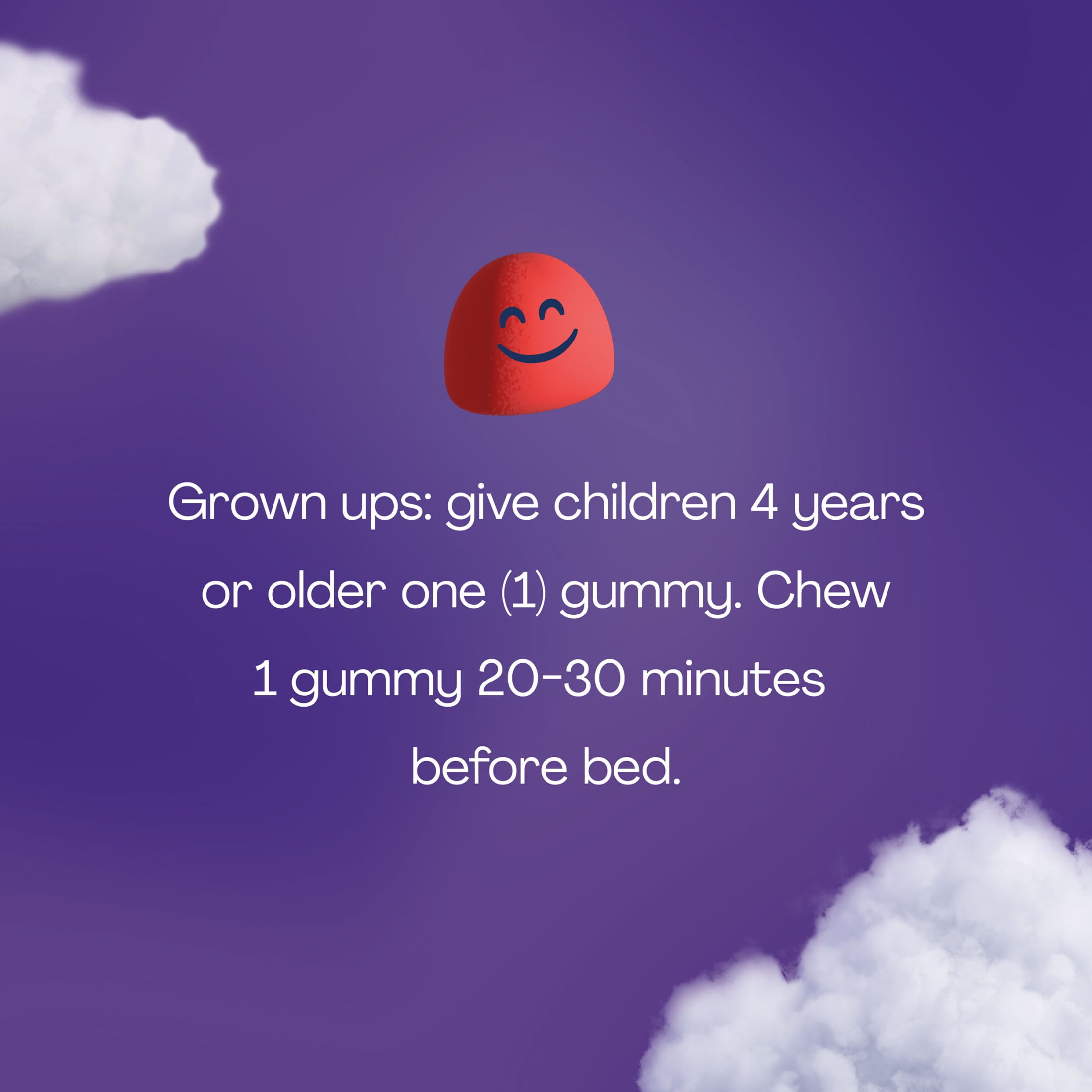 Hello Bello Kids Sleep Well, Strawberry Gummies with Melatonin for Sleep Support, 60ct