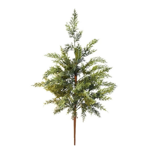 Christmas Artificial Juniper Cedar Branches Picks Spray with Berry Faux Greenery Spray Branches Cedar Twig Stems for Holiday Winter Ornament Crafts Wreath Garland, 23.6", 35.4”