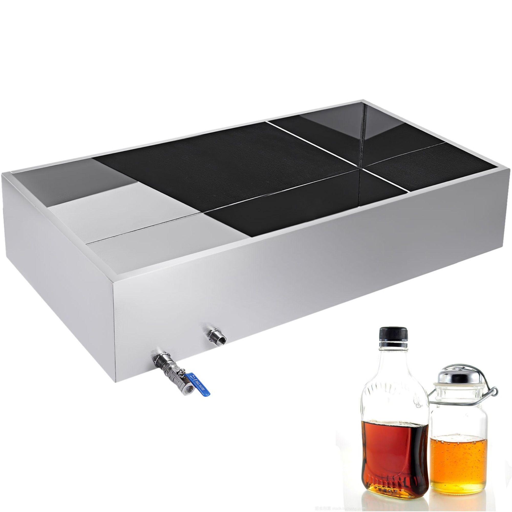 Home & Garden Maple Syrup Boiling Pan Sap Evaporator 24"x24" Tig Welded