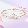 thumbnail image 2 of Swarovski Crystal Jewelry Collection in Rhodium Tone and Rose Gold, 2 of 5