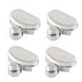 thumbnail image 4 of FELTECHELECTR 4Pcs Mirror Holding Clips Zinc Alloy for Bathroom Wall 1.6*1.4*0.2in, 4 of 8