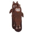 thumbnail image 3 of MeMoi Women's Owl Embellished Plush Crew Socks - Womens - Female, One Size, Dark Brown, 3 of 5