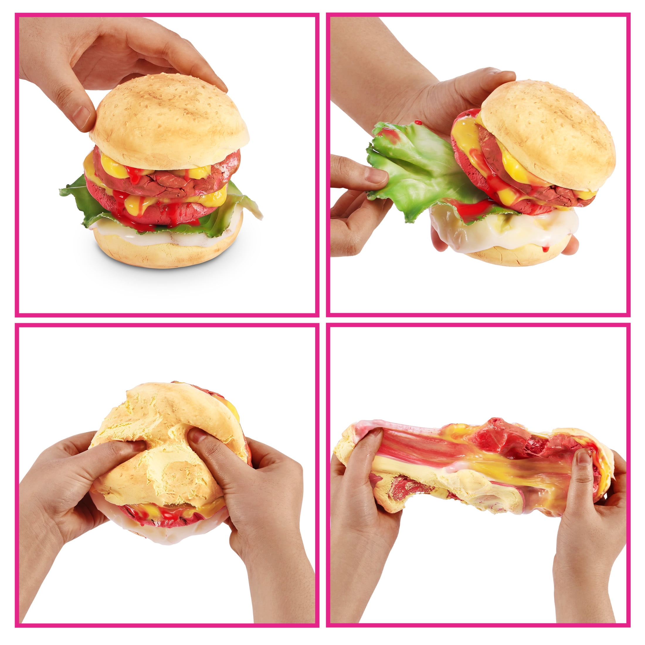 Slime Mart Small Basket Burger Pretend Play Food Themed DIY Slime Craft Toys by ZURU