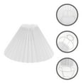 thumbnail image 5 of MRLESS E27 Pleated Cloth Lamp Shade Clip On Chandelier Protector (White), 5 of 6