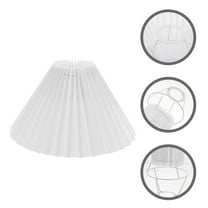 Squalise 1Pc Pleated Cloth Lamp Shade Chic Light Cover Light Shade Creative Lamp Cover