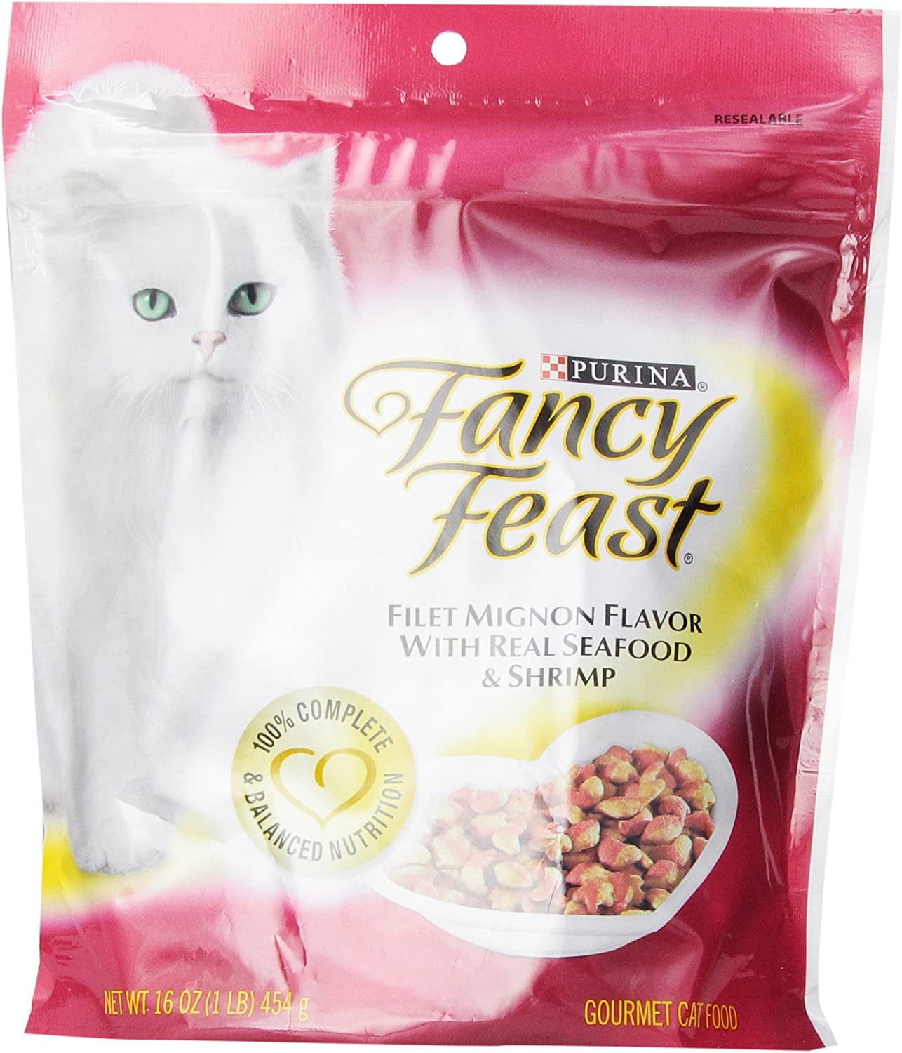 Purina Fancy Feast Filet Mignon With Real Seafood Shrimp Cat