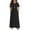 Short Sleeve Black1, variant on Arshiner Girls Long Dress Short Sleeve A-line Casual Party Pockets Dress (12-13 Years/Black)