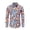 a-Blue9624, variant on Mens Long Sleeve Button Down Collared Shirt Colorful Floral Pattern Retro Style Dress Shirt For Party Festival Casual Daily Wear Red L