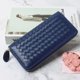 thumbnail image 1 of Cartera larga de piel auténtica de estilo coreano para mujer, hecha a mano, de piel de oveja, tejida, para tarjetas, sencilla, 1 of 5