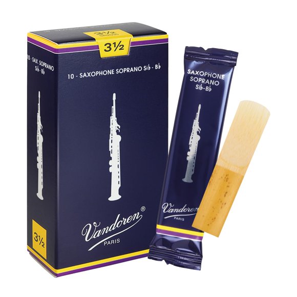 Cañas para saxofón soprano Vandoren Traditional Strength 3.5