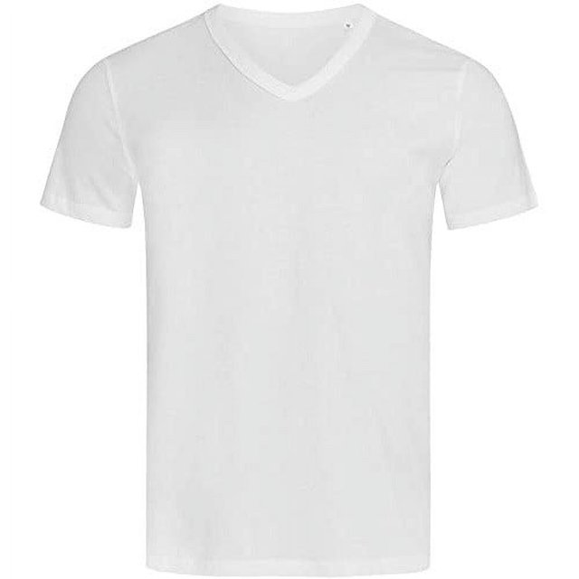 Stedman - Camiseta cuello pico modelo Ben para hombre (Blanco)