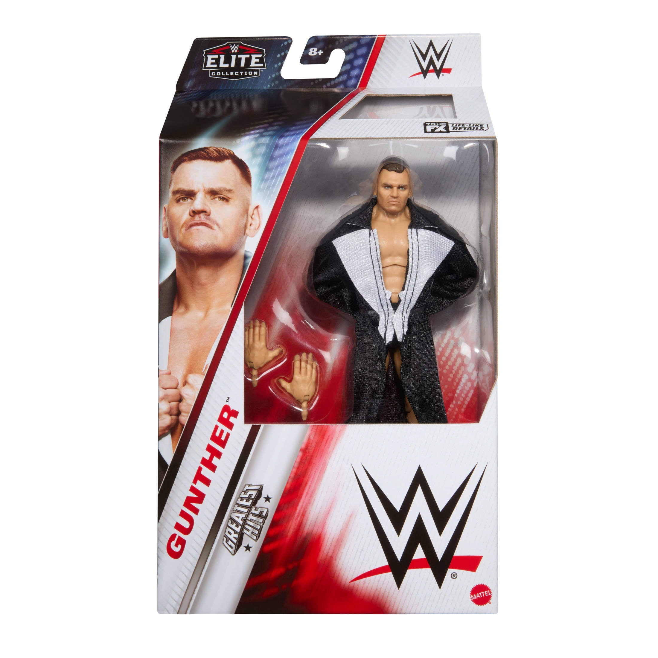WWE Elite Gunther Action Figure, Greatest Hits 2025, 6-inch Collectible with Accessories