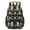 Bigfoot and Human, variant on Bigfoot and Tree Black Pattern 17" School Backpacks for Teens,Waterproof Oxford Fabric,S-Shape Padded Straps for School,Travel,Hiking,Camping