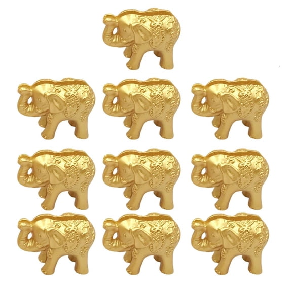 Yammee Elegant Parties Place Card Clip Practical Gold Resin Card Holders for Displaying Table Number at Celebration