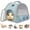 Blue, variant on Guinea Pig Carrier Backpack, Clear Bubble Window Backpack for Guinea Pig, Bunny Rat Bird (Upgraded Mesh)