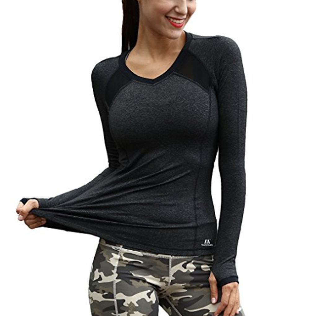PengGeng Womens Training Short Sleeve T-Shirt Running Top Yoga Fitness Quick Dry Sweatshirt