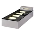 thumbnail image 2 of Best Master Bahamas 4-Piece California King Platform Bedroom Set in White/Black, 2 of 4