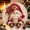 Red, White, variant on DIY Christmas Pearl Diamond Painting Art Kit, Bead Embroidery Kit, Pearl Santa Diy Crafts for Adults, Christmas Decorations, Home Wall Hanging with Festive Santa Design for Holiday