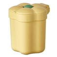 thumbnail image 1 of Desktop Trash Can with Lid, Large Opening Plastic Flower Shape Desktop Trash Bin Mini Paper Storage Basket for Home Office Gift, 1 of 8