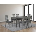 thumbnail image 1 of K-Living 7-Piece Dining Set in Grey, 1 of 6