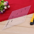 thumbnail image 4 of Regla Patchwork Craft Quilting Reglas de corte DIY Herramientas de costura (45 rombos) Likrtyny Para estrenar, 4 of 8