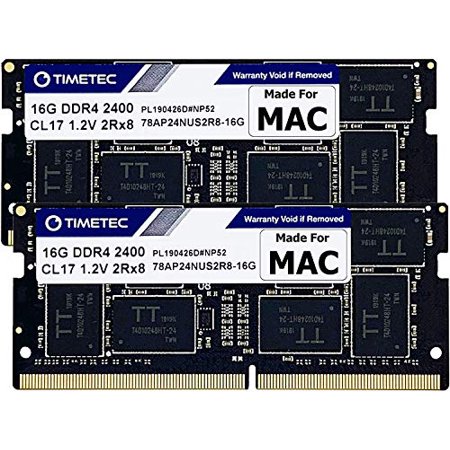 TIMETEC HYNIX IC 32GB (2x16GB) DDR4 2400MHZ PC4-19200 SODIMM Apple ...