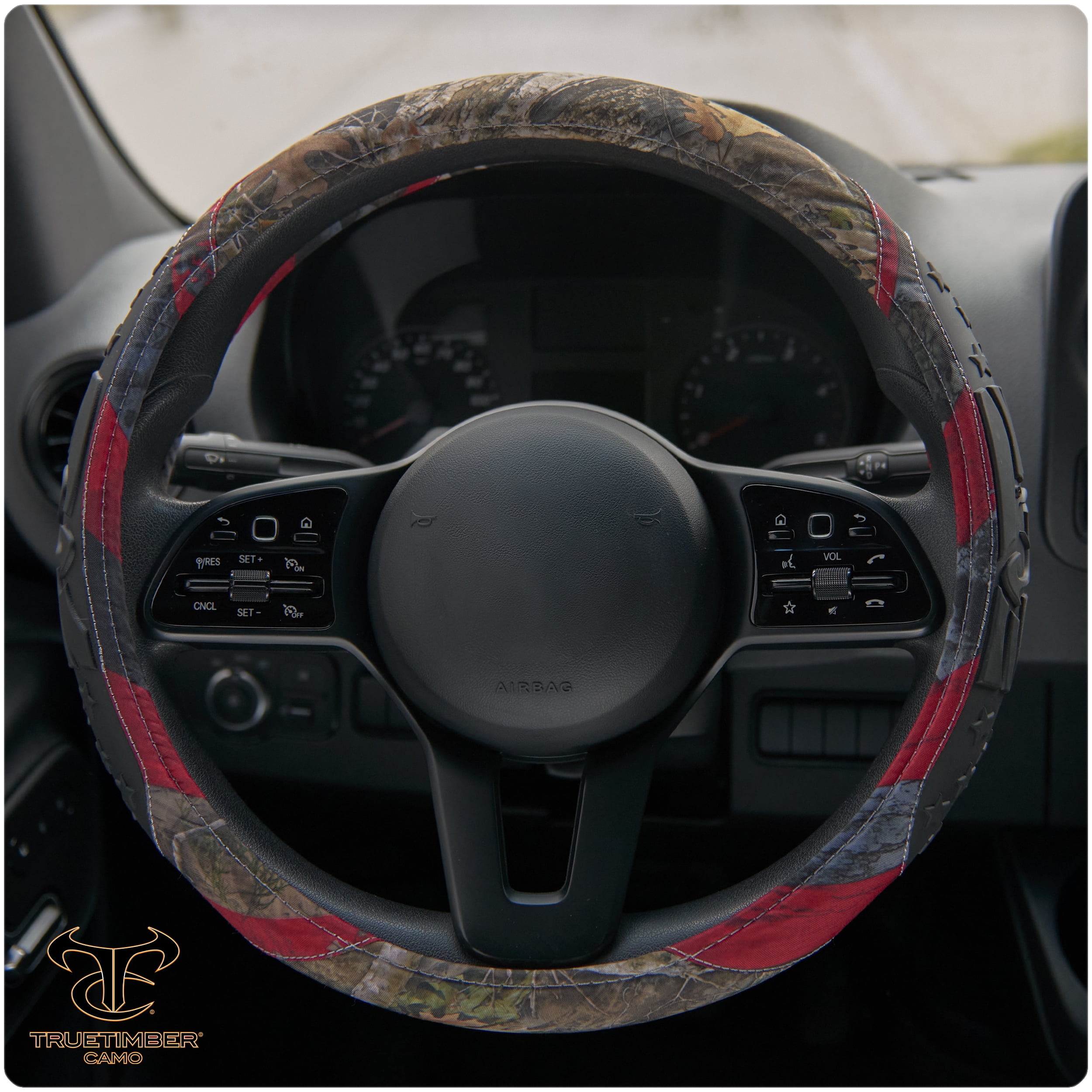 True Timber Americana Steering Wheel Cover for Trucks, 35005PWDI, 0.86 lbs