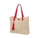 thumbnail image 4 of Bolso de hombro jinwen bolso informal de lino gran capacidad rojo, 4 of 8