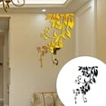 thumbnail image 3 of Yuarrent Adhesivo de pared para puerta, espejo multicolor interesante, accesorio de bricolaje, autoadhesivo, decoración del hogar, regalo dulce de Decoración del hogar Negro Yuarrent HA077601-01, 3 of 6