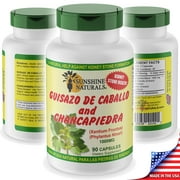 Sunshine Naturals Guisazo de Caballo and Chancapiedra Extract Dietary Supplement, 90 Capsules