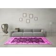 thumbnail image 3 of Ahgly Company Indoor Rectangle Oriental Pink Traditional Area Rugs, 7' x 10', 3 of 4