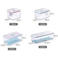 thumbnail image 6 of Joernso 700ml/1100ml/1500ml/2300ml Storage Box with Lid Large Capacity Plastic Food Grade Visible Food Container Refrigerator Accessories, 6 of 8