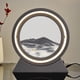 thumbnail image 4 of Lámpara de mesa de arte de arena regulable por USB con luz nocturna de reloj de arena 3D (negro de 10 pulgadas), 4 of 6