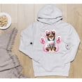 thumbnail image 5 of Faith Love Hope Miniature American Shepherd Breast Cancer Awareness Survivor Hoodie Unisex Merch Hoodies MAS Dog Lover Gifts - 02017, 5 of 6