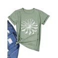 thumbnail image 5 of Women Flower Graphic Printed T-Shirt, 5 of 8