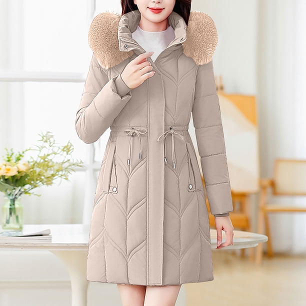 Chaquetas y abrigos casuales con capucha de manga larga para mujer Chaqueta casual con capucha de manga larga de color sólido con bolsillo Abrigo superior de poliéster para mujer