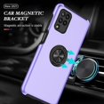 thumbnail image 3 of Entronix iSam A54 Grip Ring Back Cover Cell Phone Case for Samsung Galaxy A54 5G, Purple, 3 of 6