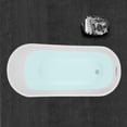 thumbnail image 3 of WOODBRIDGE 67" Freestanding Bathtub Contemporary Soaking Tub BTA1508-C, 3 of 8