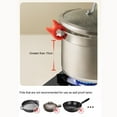 thumbnail image 4 of Estante Almacenamiento para Pala Y Olla Soporte Espátula Antiescaldado Desbordamiento () Rojo, 4 of 5