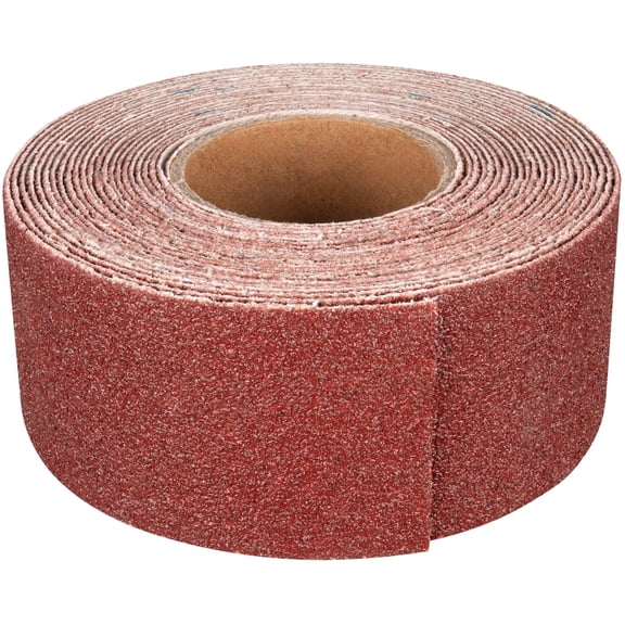 Performance Tool W3050 60-Grit Emery Cloth Roll - 15ft x 1.5in, Ideal for Woodworking, Metalworking, and DIY Projects