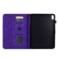 thumbnail image 2 of Tablet Case for iPad 10th Generation 10.9" 2022, Embossed Pattern PU Leather Smart Auto Wake/Sleep Cover with Stand Card Slots Magnetic Clasp Shockproof Case for iPad 10.9 2022(10th),Purple, 2 of 9