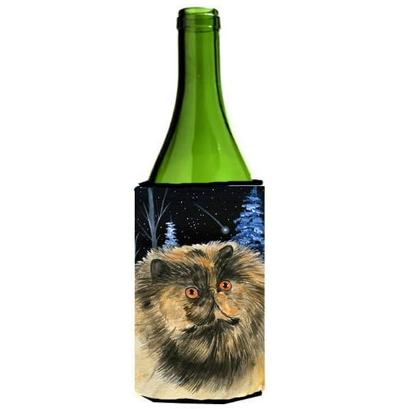 Starry Night Cat - Persian Style Wine bottle sleeve Hugger