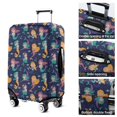 thumbnail image 5 of Dark Blue Mermaid Princess Pattern Luggage Cover Fashion Suitcase Cover Baggage Covers Fit 25-28 Inch Luggage (Go Travel), 5 of 5