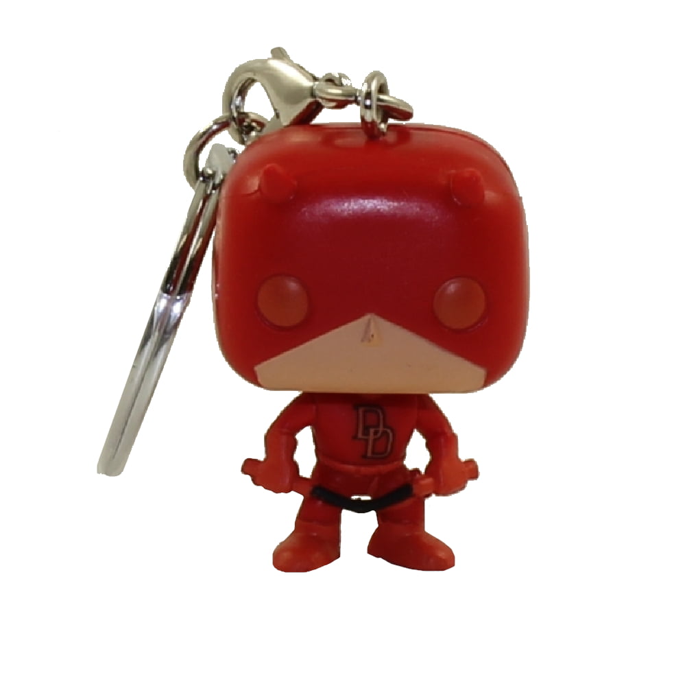 New Daredevil Marvel Funko Pop Pocket Keychain Figure Pendant Kids Toys In Stock 