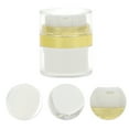 thumbnail image 5 of Unique Bargains 1 Pc Cream Jar Vacuum Bottle Travel Toiletry Containers 0.53oz Gold Tone, 5 of 6
