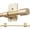 Gold, variant on Curtain Rods No Drilling for Windows 30 to 60 Inch, 5/8" Adjustable Black Curtain Rod, Renter-friendly with Adhesive Brackets for Drill-free Installation.
