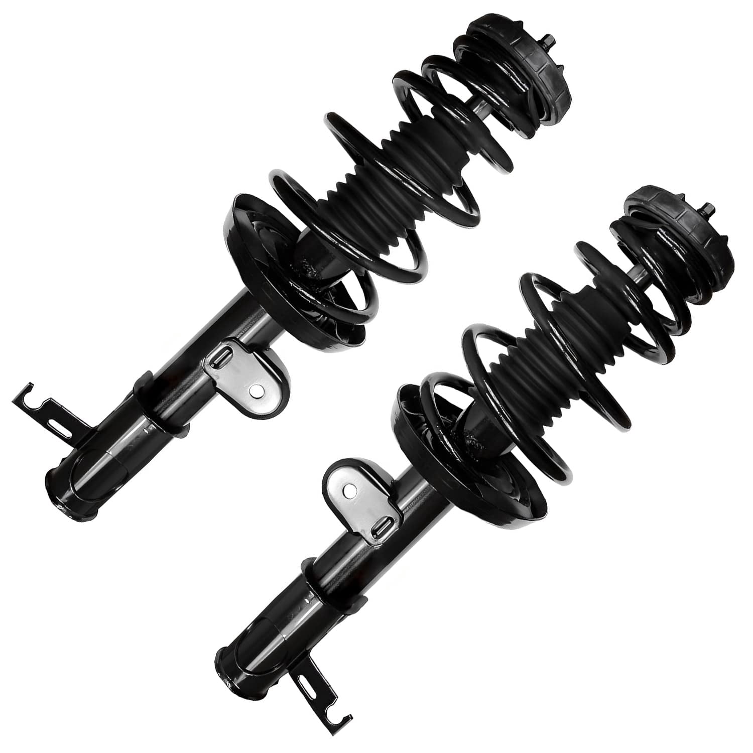 Detroit Axle - Struts Shocks for 2011 2012 Chevy Cruze Volt Chevrolet Complete 2 Front Struts w/Coil Spring 2 Rear Shock Absorbers Replacement Quick Install Ready Struts Assembly