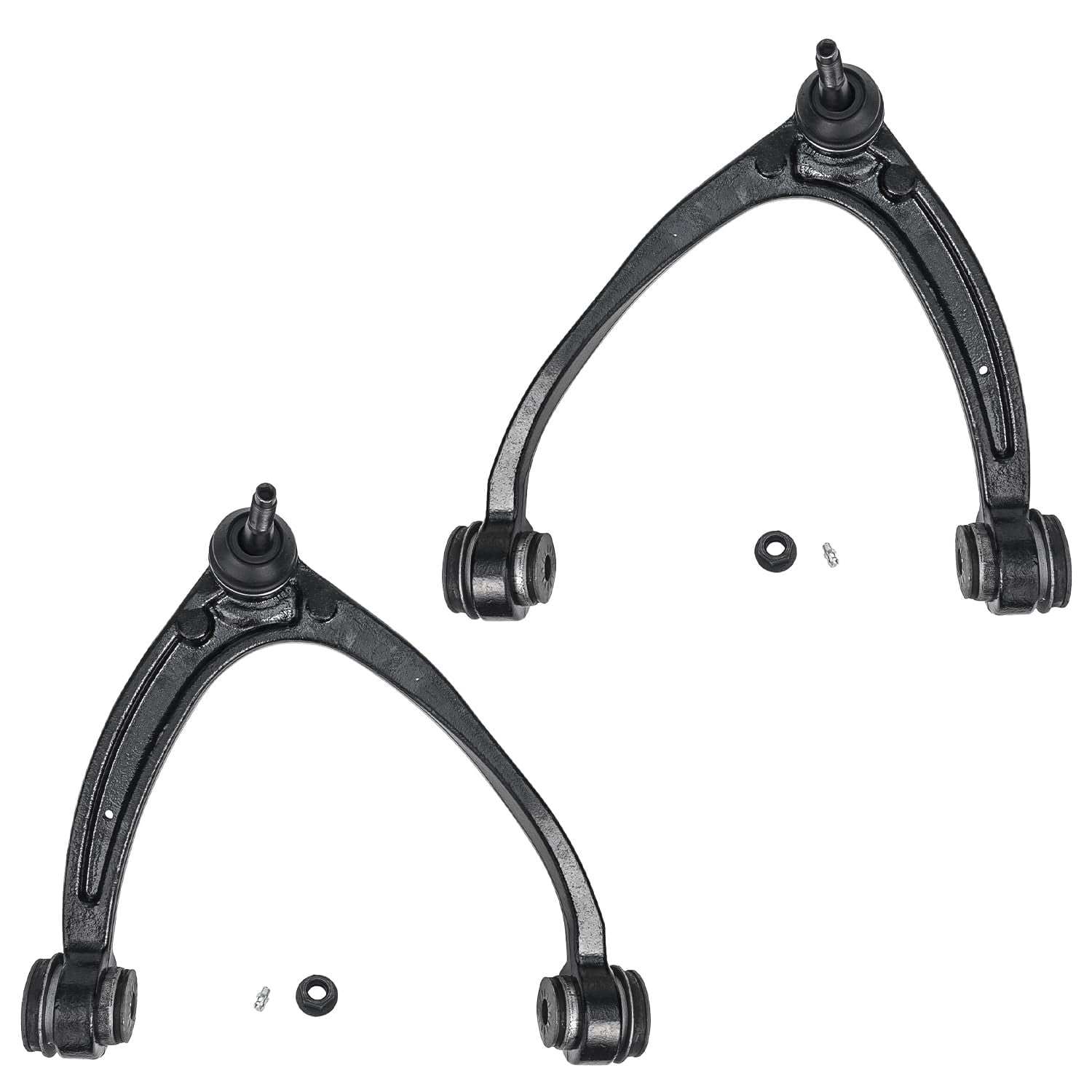 Detroit Axle - 10pc Suspension Kit for Chevy GMC Silverado Sierra 1500 Avalanche Tahoe Yukon Cadillac Escalade, 4 Upper & Lower Control Arms w/Ball Joints, 4 Tie Rods, 2 Sway Bar Links